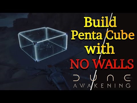 How to build a Pentashield Cube - NO WALLS - Dune Awakening