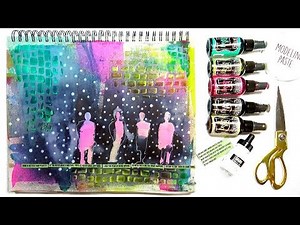 Playing with Dylusions Ink Sprays