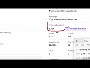 Node.js Tutorial to Export CSV File to Microsoft Excel XLSX File and Save it inside Storage
