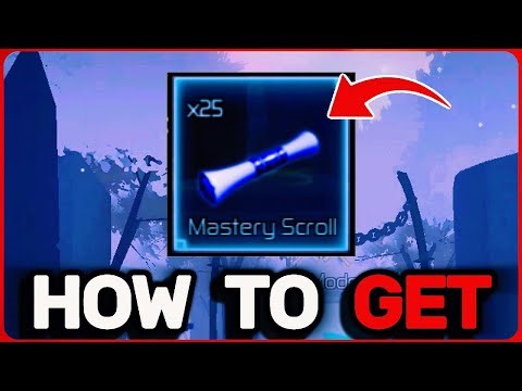 HOW TO GET MASTERY SCROLL Fast in Jujutsu Infinite! (ROBLOX)