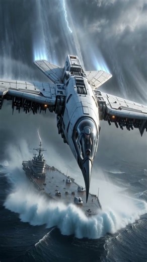 Seagull Strike Diving Through the Storm #shorts #mech #starwars #cgi #automobile #marvel #submarine