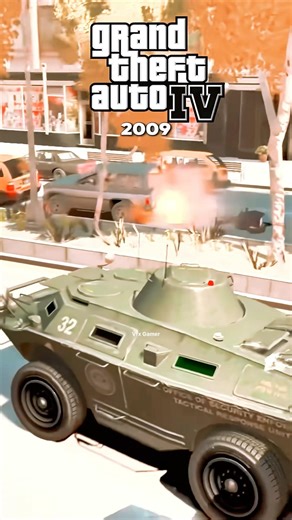 GTA Fire Tank Evolution 😱🔥 | Then vs Now #vfxgamer #gta #trending #viral