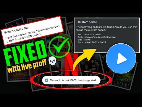 MX Player EAC3 Audio Not Supported Fix 2026 | No Sound Problem Solved Android (100% Working)