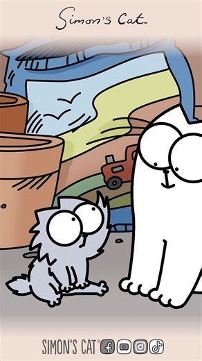 Simon's Cat on Instagram: "The Kitten Origins! New Colour Special Out Now! Watch in Link in Bio. * #animation #catlover #youtube"