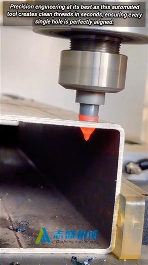 Watch This Advanced Machine Tapping Smooth Threads In Metal