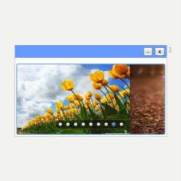 Modern Image Slider in Java Swing | Smooth UI Animation (Short Preview)