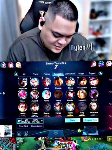 Akhirnya yang ditunggu-tunggu kabuki nabrak cadera,duel panas vip gold laner terbaik👽👽👽,dua