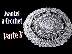 Mantel Estrellas y Piñas a Crochet. Parte 3° (2 Metros Diámetro)
