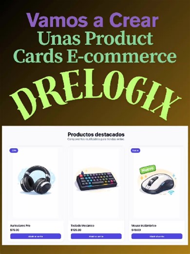 Tarjetas de Producto para E-commerce con Interacción Real