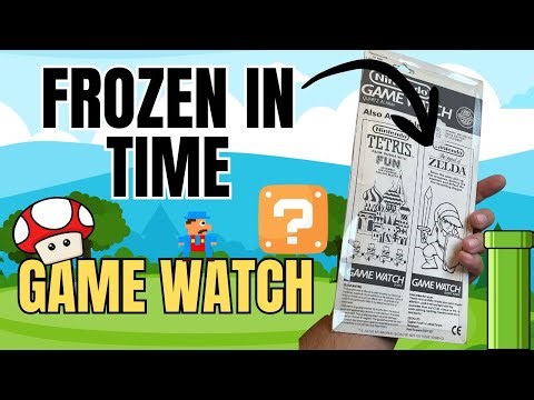 This frozen in time classic game watch has never been opened