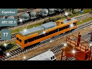 Eigenbau Oberleitungsrevisionstriebwagen 188.3 Deutsche Reichsbahn in TT 1:120 | Neues Rollmaterial