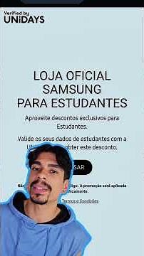 Como Comprar no Samsung Estudantes #shorts #desconto