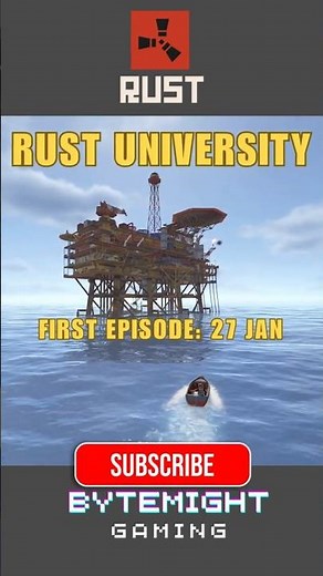🔥 Rust University Trailer: Stop Surviving Start Dominating - Starts January 27