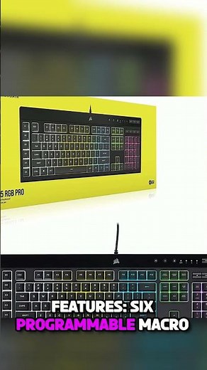 RGB membrane gaming keyboard features #rgbkeyboard #membranekeyboard #gaming #gaminggear #keyboard