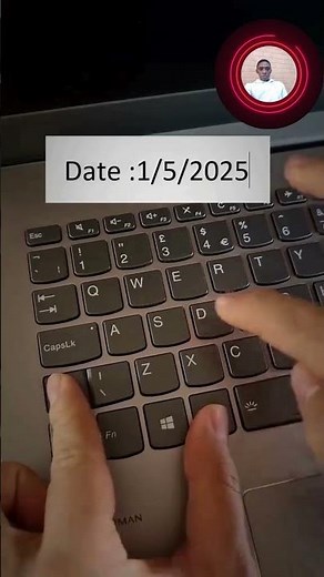 Easy Keyboard Shortcut to Insert the Current Date Instantly!
