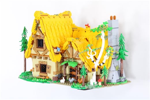 Wall Mount for LEGO® Disney 43242 Snow White and the Seven Dwarfs' Cottage - Etsy Canada
