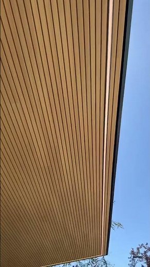 50mm NewTechWood Castellation Cladding in Blackbutt