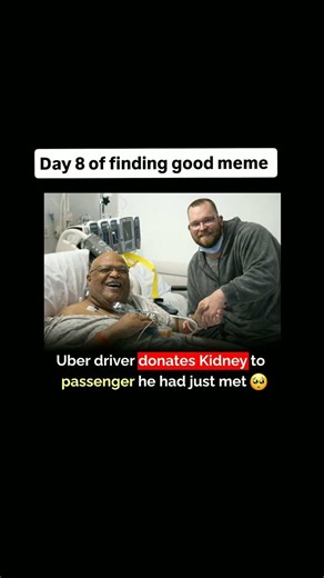 Uber Ride Turns into Kidney Donation: One Act of Kindness Saves a Life ❤️