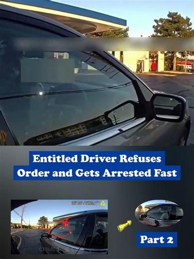 Driver Arrested After Refusing Police Order - Shocking Dashcam Footage