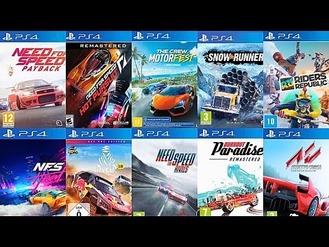 Top 10 Best PS4 OPEN WORLD RACING Games