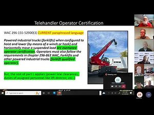 Telehandlers Certification and new CCO test req.