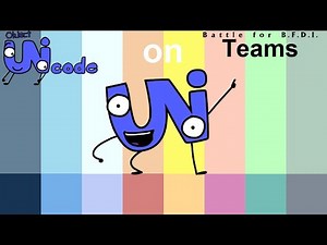 If Object Unicode Characters were on BFB Teams