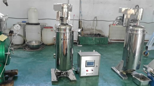 Yeast Separator Flow Tubular Bowl Centrifuge with Motor Solid Liquid Separation Pattern