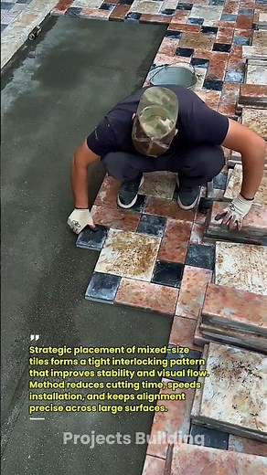 Mesmerizing Tile Pattern Alignment That Maximizes Efficiency