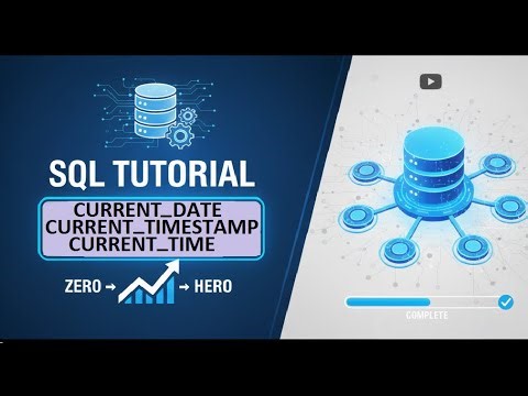 Date Function in SQL | Explain about SQL CURRENT_TIME, CURRENT_DATE, CURRENT_TIMESTAMP |SQL Tutorial