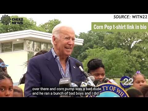 Biden's Best Ever Story - Corn Pop Was A Bad Dude (HD) | #biden #cornpop #news