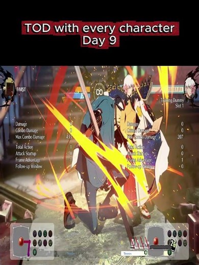 GGST TOD EVERY CHARACTER DAY 9 #guiltygearstrive #guiltygear #fgc