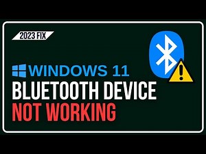 How To FIX Bluetooth Device Not Working On Windows 11 | FIX Bluetooth Issues in Windows 11
