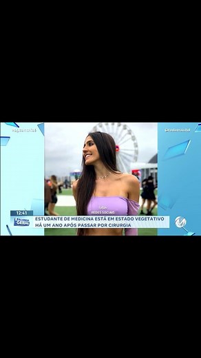9.9K views · 133 reactions | ESTUDANTE ESTÁ EM ESTADO VEGETATIVO HÁ UM ANO APÓS PASSAR POR CIRURGIA EM JUIZ DE FORA Uma estudante de medicina que está em estado vegetativo há um ano, após passar por uma cirurgia, na Santa Casa de Misericórdia de Juiz de Fora, na Zona da Mata. Larissa Moraes de Carvalho, de 31 anos. Matéria @redemaishd | Juiz de Fora da Depressão | Facebook