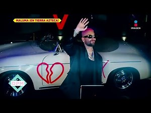 Maluma entrando a un motel para promocionar su nuevo disco | De Primera Mano