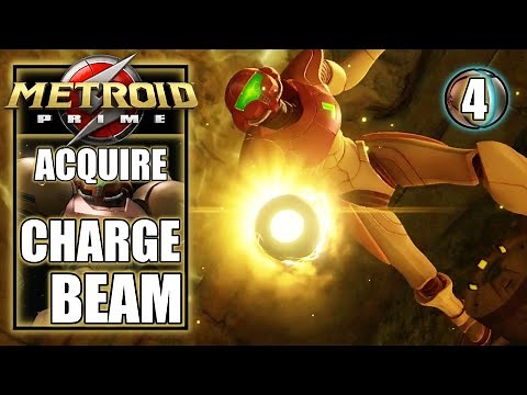 Metroid Prime Remastered - Acquire Charge Beam, Activate Four Runic Symbols in Watery Hall - Part 4