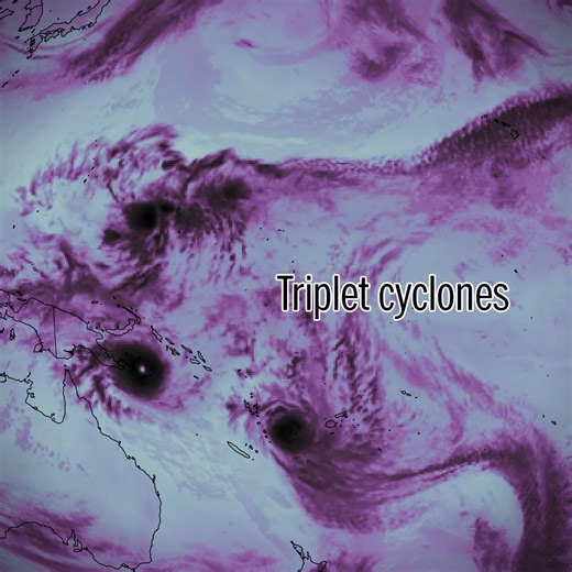 What are triplet cyclones? This rare phenomenon could have global impacts.