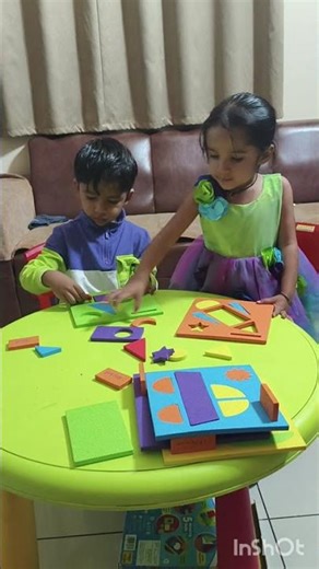 skill building activity | make with shape | problem solving | learn shape & size #shape #activity