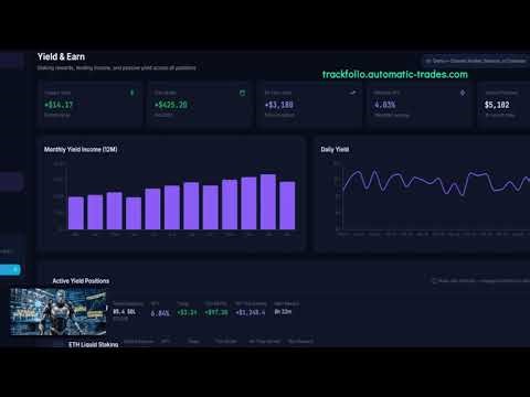 Trackfolio — Full Platform Demo | Portfolio Tracker, Wallets, Airdrops & DeFi Yield