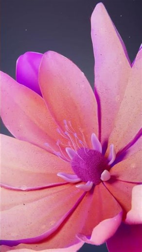 blender 3d tentang bunga