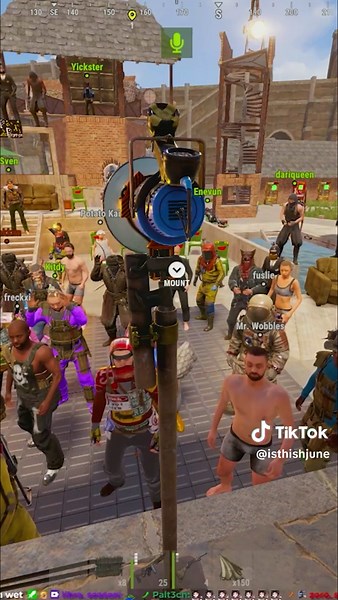 hJune singing 'Skinny Love' at Rust Kingdoms 2... 🎤 #playrust #rust #hjune #hjunesinging #rustkingdoms2 #rustgame #rustclips