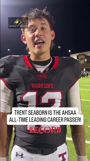 Alabama QB commit Trent Seaborn broke AHSAA's all-time career passing record Friday night #rolltide