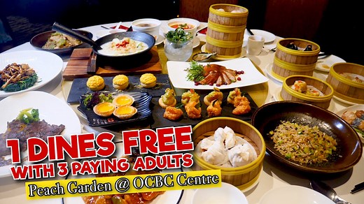 *1 DINES FREE WITH 3 PAYING ADULTS* With more than 50 dishes for you to choose from, you can now customize your own menu at Peach Garden Restaurant @ OCBC Centre. There's FREE FLOW of Peking Duck! Call 6535 7833 to make your reservation today. Address: 65 Chulia Street #33-01, OCBC Centre, Singapore 049513 Call 6535 7833 to make your reservation today Read more: https://www.misstamchiak.com/peach-garden-ocbc-centre/ | Miss Tam Chiak