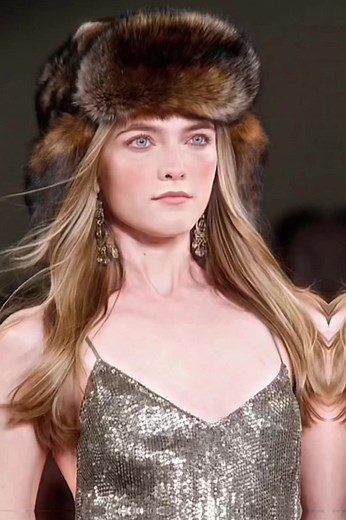 Vlada Roslyakova Ralph Lauren Fall 2015 Runway Modeling Edit