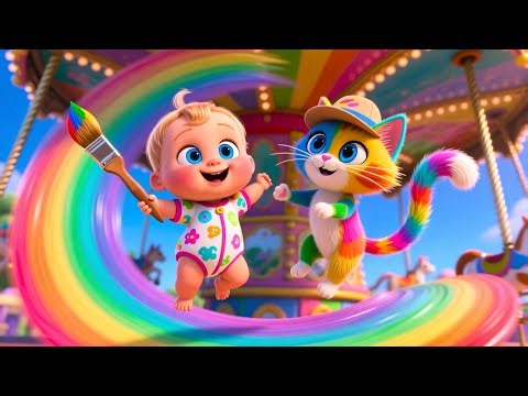 Baby Learns Colors Fast 🎨🌈 Fun Learning Song | Learn Colors for Toddlers