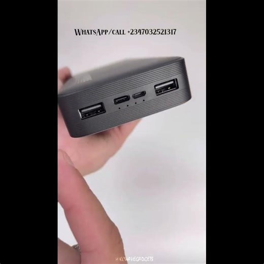 The Xiaomi Redmi 20000ahm power bank with 18watts fast charging #redmipowerbank #20000ahmpowerbank