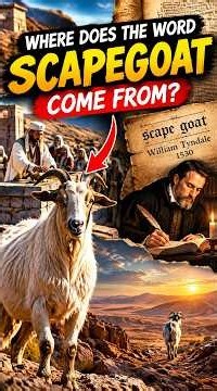 Where Does the Word ‘Scapegoat’ Come From? #history #americanhistory #historydocumentary