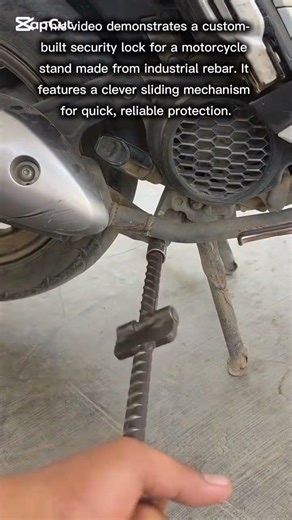 Heavy Duty DIY Motorcycle Stand Lock