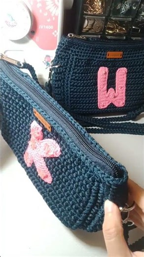 Crochet Sling Bag Tutorial 👆🏻