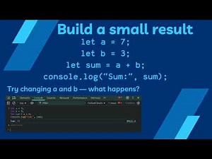 JavaScript — Lesson 1