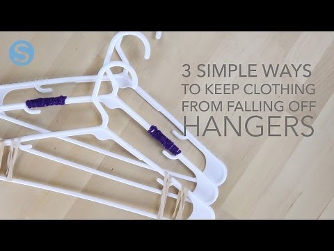 3 Tricks To Keep Your Clothes From Falling Off Their Hangers | Simplemost